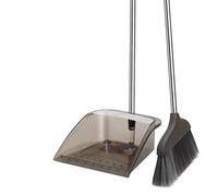 Dustpan and Brush Sets, Floor Cleaning Brooms for Dust Pan House Sweeper Dustpan and Scoop Set Magic Garbage Collector Rubber