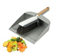 Dustpan and Brush Sets - Handled Cleaning Broom Brush | Broom with Soft Bristles and Haner Hole | Cleaning Brushes for Desks, Sheets, Recliners, Computer Tables, Duvet Covers, Sofa
