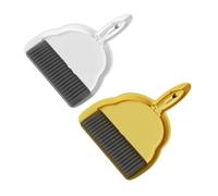 Dustpan and Brush Sets Mini Cute Broom and Dustpan Set Household Handheld Sweeping Brush with Garbage Shovel Desktop Cleaning Tools for Household Cleaning(Mix 2 Sets)