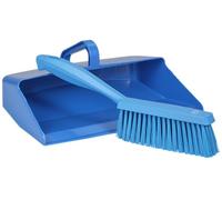 Dustpan & Medium Hand Brush Set, 300 mm, Blue