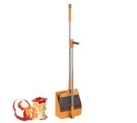 Dustpan Set - 24.5 inch Combo se brom andHandle, Brush with Heavy Duty Dust Pan, Metal Broom and Dustpans Sets for Home | Perfect Indoor Sweep Broom Dustpan Set for Courtyard Garage Lobby Mall Marke