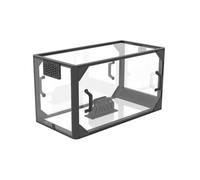 Dustproof and proof storage container with real-time temperature and humidity display