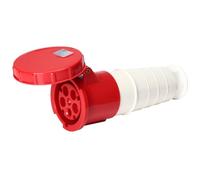 Dustproof and Waterproof Electrical Connector 125A 220-380/240-415V 3P+N+E Industrial Grade Coupler IP67 CE CQC Certified for Indoor/Outdoor Power connectors