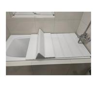 Dustproof Bathtub Cover Foldable Insulated & HeatResistant Spa & Shower Protector Fits 19 Sizes Ideal Bathroom Storage Solution
