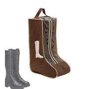 Dustproof Boot Storage Bag - Boot Shoe Bag with Zipper and Handle, Travel Friendly Boot Organiser | Boot Storage Under Bed Shoe Organizer, brown, Long style, See description
