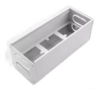 Dustproof Brush Integrated Aluminum Cable Management Box with Silent Flip Cover Damping for Space-Saving Setup (bottom box)