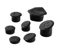 Dustproof Caps Plug Motorcycle Frame Hole Cover Decorative End Cap Motorbike Accessories Easy Installation Motorcycle Frame Hole Cover Dustproof Caps Plug Frame Decorative End Cap Set Motorbike Easy