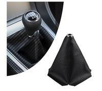Dustproof Car Shift Knob Cover,Protects Gear Shift Knob & Decorate Car Interior,Universal Gear Shift Cover for Most Manual Transmission Car Truck SUV (Carbon Fiber)