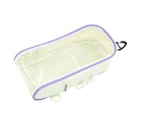 Dustproof Clear Pencil Case Large Capacity Storage Bag Travel Makeup Organiser Pouches 23X9X6.5Cm for School Offices Travel Makeup Bag