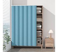 Dustproof Closet Doorfor Shoe and Bookcase Shelves, Privacy Twith Track, Dust Protection for Storage, Stylish Dust Cover for nizing Spaces
