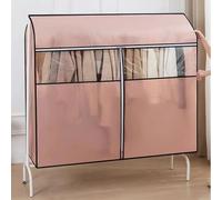Dustproof Clothes Rail Cover Storage Bag,Hanging Clothes Storage Coat Covers Breathable Garment Bags for Clothes Rack and Wardrobe,with Zip