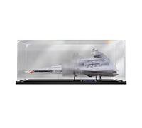 Dustproof display box for LEGO Star Wars Empire Star Destroyer 75252 model, transparent acrylic display box (model not included).