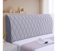 Dustproof Headboard Slipcover Washable Full Protector for Single/Double/King/Super King Beds Grey 1.5m - Stylish Headboard Cover for Home Decor