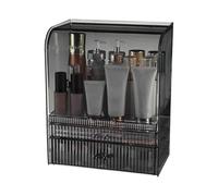 Dustproof Makeup Organizer | Cosmetic Showcases | Makeup Organizer With Lid, Jewelry Storage, Cosmetic Storage & Showcase, Makeup Holder With Lid And T, Black, Se référer au descriptif, Refer to