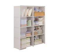 Dustproof Portable Wardrobe Cabinet Space-Saving Closet for Bedroom Home & Dorm Clothes Storage Rack Stylish Dust-Proof Garment