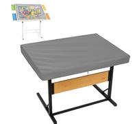 Dustproof Puzzle Board Cover，Waterproof Jigsaw Table Protective Covers with Drawstring,Tilting Puzzle Tables Protection with Storage Bag(Size:210D：92*69*20cm,Color:Grey)