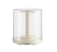 Dustproof Rotating Display Box For Collectible Dolls Decoration 360 Degree View Clear Organizers Rotating Case Kids' Toy Display Case With Cover
