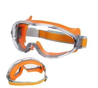Dustproof Safety Glasses - 7.28 Inch | Polycarbonate Safety Glasses - Solid Eye Protection, Splashproof, Dirt-Resistant, Comfortable, Lightweight, for Hospital, Laboratory, Workshop and Everyday Use