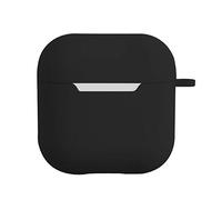 Dustproof Soft Silicone Wireless Bluetooth-compatible Earphones Case Protective Cover for Airpods Pro 4 Valentine's Day/Mother's Day/Wedding/Anniversary/Christmas/Birthday Gifts - Black