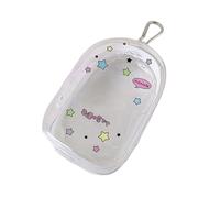 Dustproof Travel Friendly Collectibles Bag with Clear Display Window Secure Zipper and Portable Keychain Hook Dustproof Collectibles Case