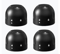 Dustproof Wine Stopper ABS Twist-On Seal Black(4pcs) | Robust ABS construction, wear-resistant for surface, tight seal against for air, fits standard bottles, simple cleanup