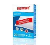 dustwave® 20 Vacuum Cleaner Bags Suitable for AEG S-Bag Classic Long Performance, GR 201 Vacuum Cleaner - Brand dust Bags Made of Microfleece - Made in Germany + Includes Micro Filter