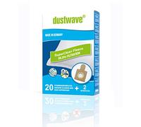 Dustwave® Fleece Vacuum Cleaner Bags for Hoover H58 H63 H64, TFS 5100 to 5299, space, Sprint/Branded Filter Bags - Made in Germany