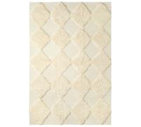 Dusty Deco - Chess Rya Wool Rug Off-white, 300x400 cm - Offwhite