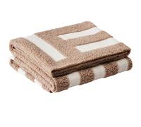 Dusty Deco - Labyrinth Throw 150x190 cm, White / Beige - White