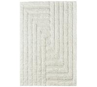 Dusty Deco - Shaggy Labyrinth Wool Rug 250x350 cm, White - White