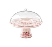 Dusty pink CAKE STAND WITH DOME "JOSEPHINE"