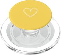 Dusty Rose Hand Drawn Heart Minimalist Feminine PopSockets PopGrip for MagSafe