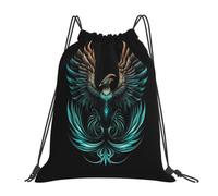 Dusviba Cool Phoenix Pattern Drawstring Backpack