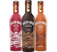 Dutch Barn Vodka, Black Cherry & Ginger Spiced Bundle | 3 x 70cl Bottles | Made Britain From British Apples | Natural Ingredients | Co-owned By Ricky Gervais