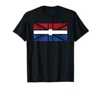 Dutch British Flag T-Shirt Holland UK National Pride Tee