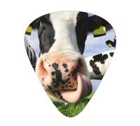 Dutch Cows,12 Pcs Guitar Pick,3 Different Thickness Plectrums for Acoustic Guitar Bass Ukulele (0.46mm 0.96mm 0.71mm)
