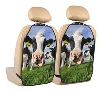 Dutch Cows,2 Pack Car Seat Kick Mats Back Seat Protector Durable Back Seat Organiser