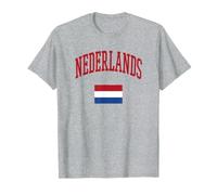 Dutch Culture Netherlands Flag Graphic T-Shirt