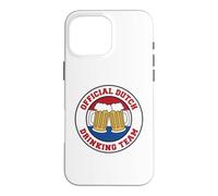 Dutch Drinking Team Flag of The Netherlands Beer Funny Case for iPhone 16 Pro Max