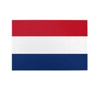 Dutch Flag Adult Wooden Jigsaw Puzzle 1000 Pieces for The Perfect Visual Feast! 1000pcs