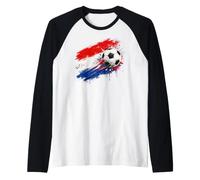 Dutch Flag Boys Kids Netherlands Raglan Baseball Tee