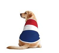 Dutch Flag Dog Shirt Vest Dog Clothes- Breathable Cooling for Big Dogs, Sun Protection Comfort Wear for Golden Retriever, Husky, Alaska Outdoor Activities XX-Large