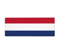 Dutch Flag Keyboard and Mouse Pad, Extra Large Desk Cover, Spill Resistance Mat for Smooth Tracking