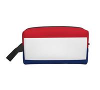 Dutch Flag Large Capacity Travel Toiletry Bag for Organizing Toiletries and Small Items Suitable for Travel Daily and Gym