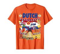 Dutch Flag Outfit Idea For Women & Holland Netherlands Flag T-Shirt