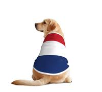 Dutch Flag Pet T-Shirts for Dogs-Dog Clothes for Large and Medium Dogs, Comfortable Dog Shirts, Perfect for Daily Wear