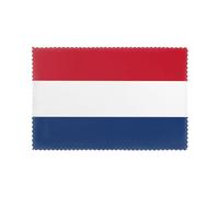 Dutch Flag Placemats for Dining Table Set of 6 - Waterproof - Wipe Clean - Heat Resistant - Anti Slip Dining Table Place Mats, Suitable for Indoor & Outdoor Use, 18’’Ã-12’’