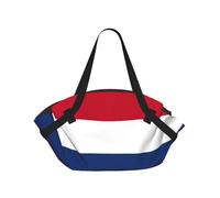 Dutch Flag Print Foldable Camping Bag Duffle Bag Waterproof Travel Bag Camping Mattress For Outdoor Park Beach