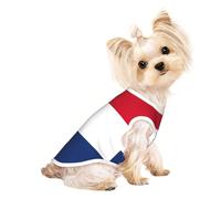 Dutch flag Print Lightweight Dog Vest, Cat Sleeveless Shirt, Breathable Mesh Design for Summer Walking and Play