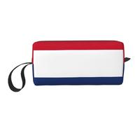 Dutch Flag Print Minimalist Carry Bag, Large Capacity Tote. Compact Storage Pouch for Gym, Work, and Weekend Trips